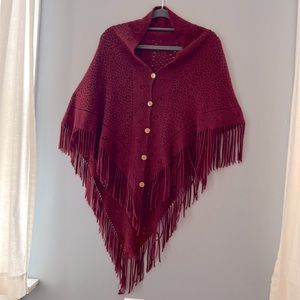 Button down shawl